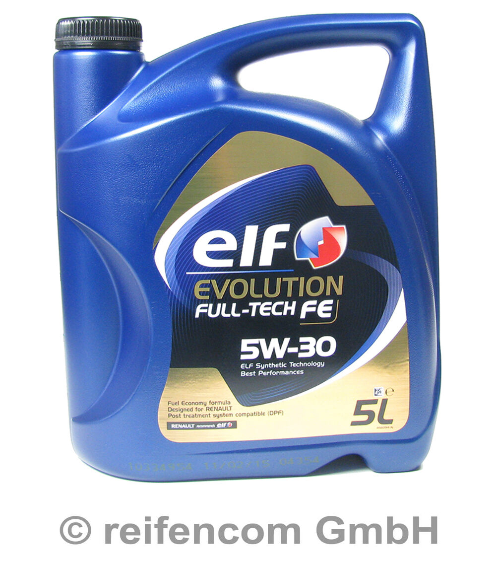 Motoröl Elf Evolution Full Tech Fe 5w 30 Renault Avea 5l 5 Liter 7004