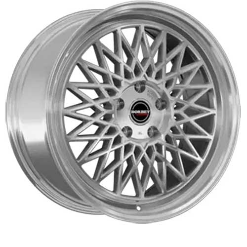 Borbet B 8,0x18 ET30 silver rim polished Alufelge