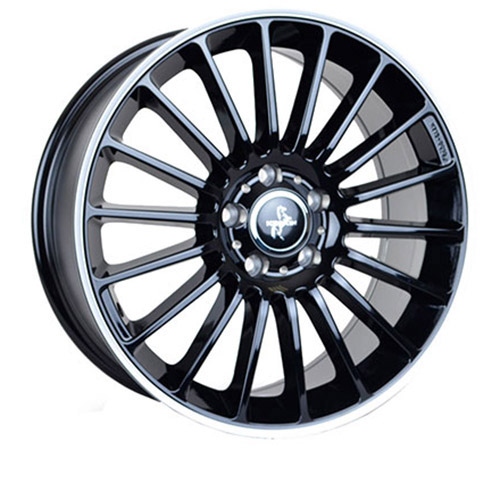 Keskin KT15 8,0x18 ET45 Black lip polish Alufelge