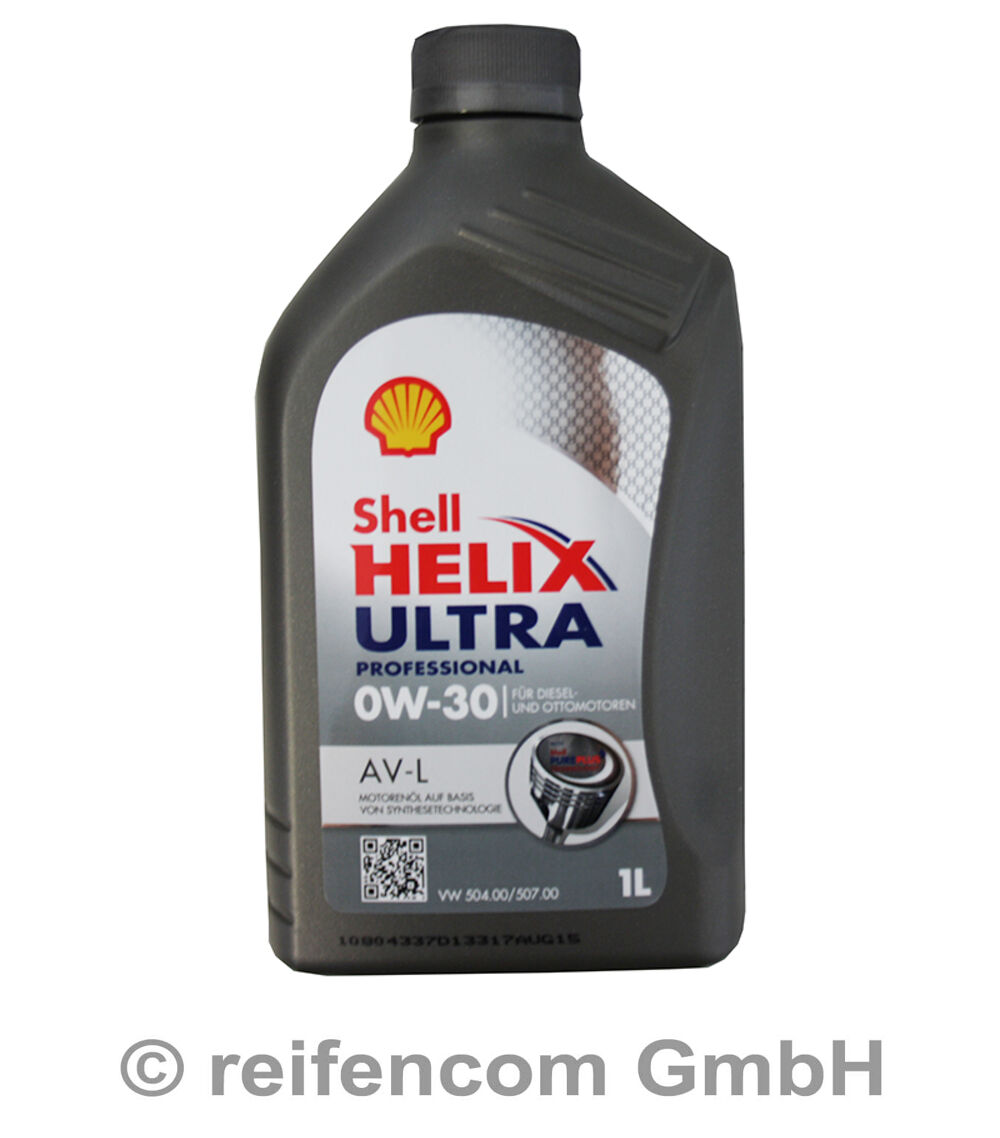 Shell Helix Ultra Professional AV-L 0W-30 1 Liter 1L VW ...